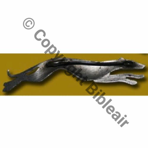 081  1924.30 A1060NH SPA.81 6eDrille LEVRIER 33eRAM MAYENCE  SM Epingle Dos lisse ARGENTE Src.DR via A.DENIS 